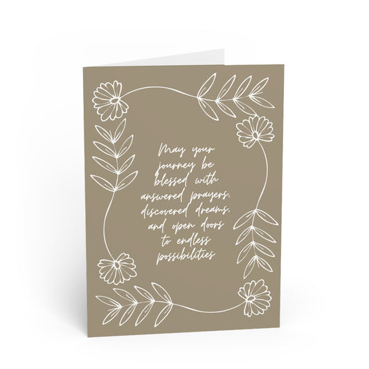 Ask Seek Knock Greeting Card