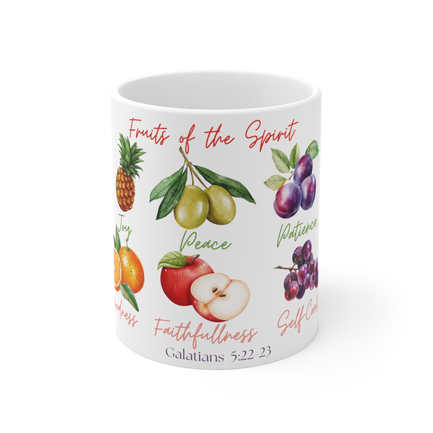 Fruits of the Spirit Mug 11oz, Colored