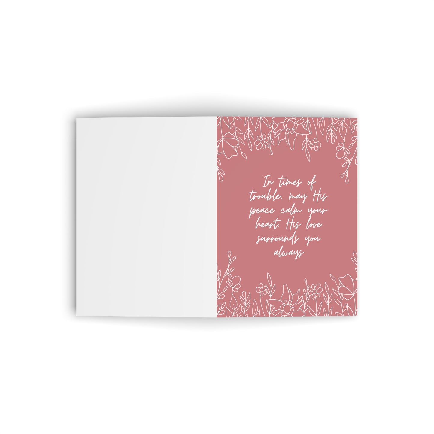 Peace With You Greeting Card