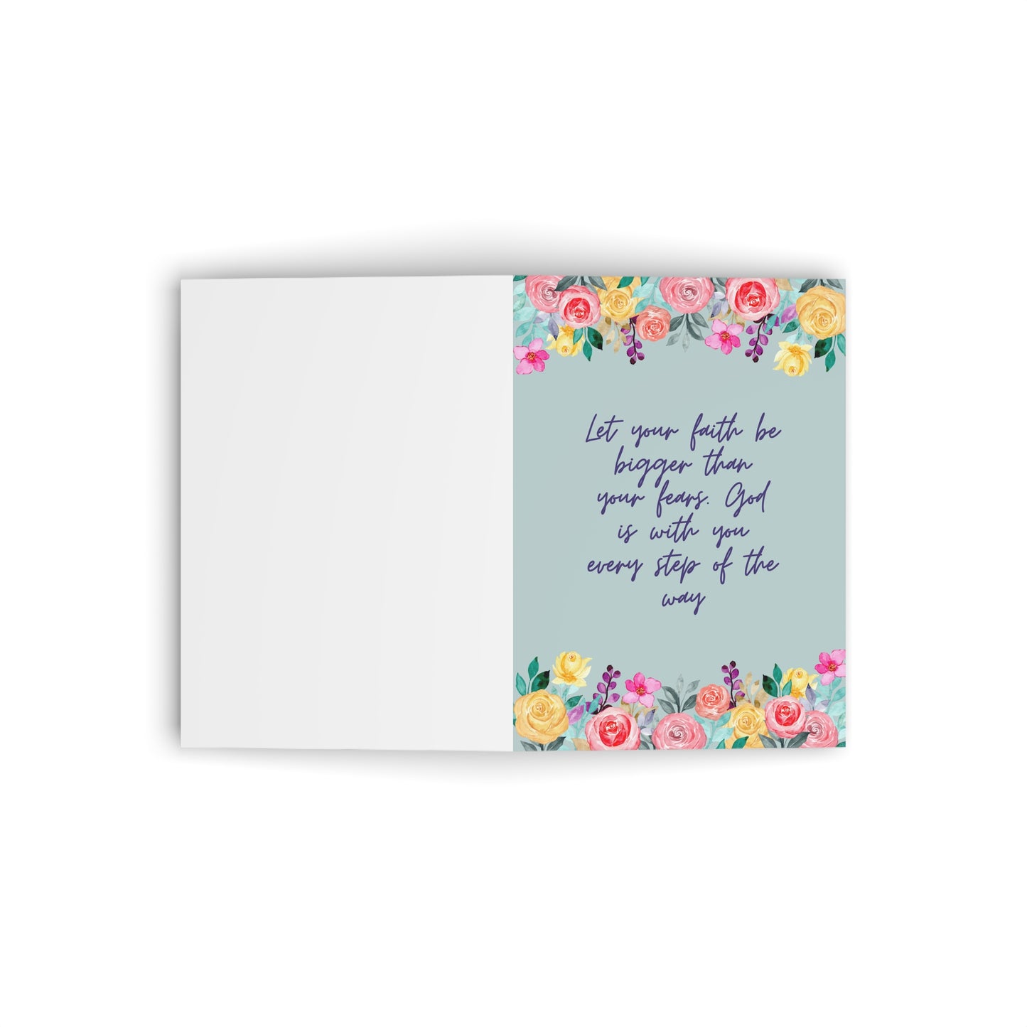 Faith Over Fear Greeting Card