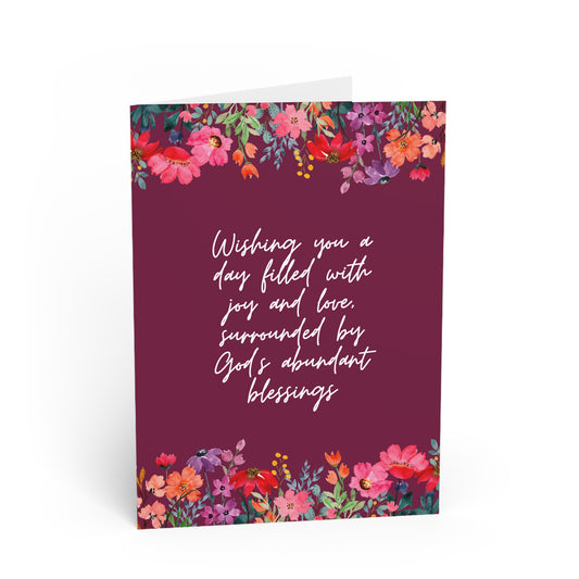 Abundant Blessings Greeting Card