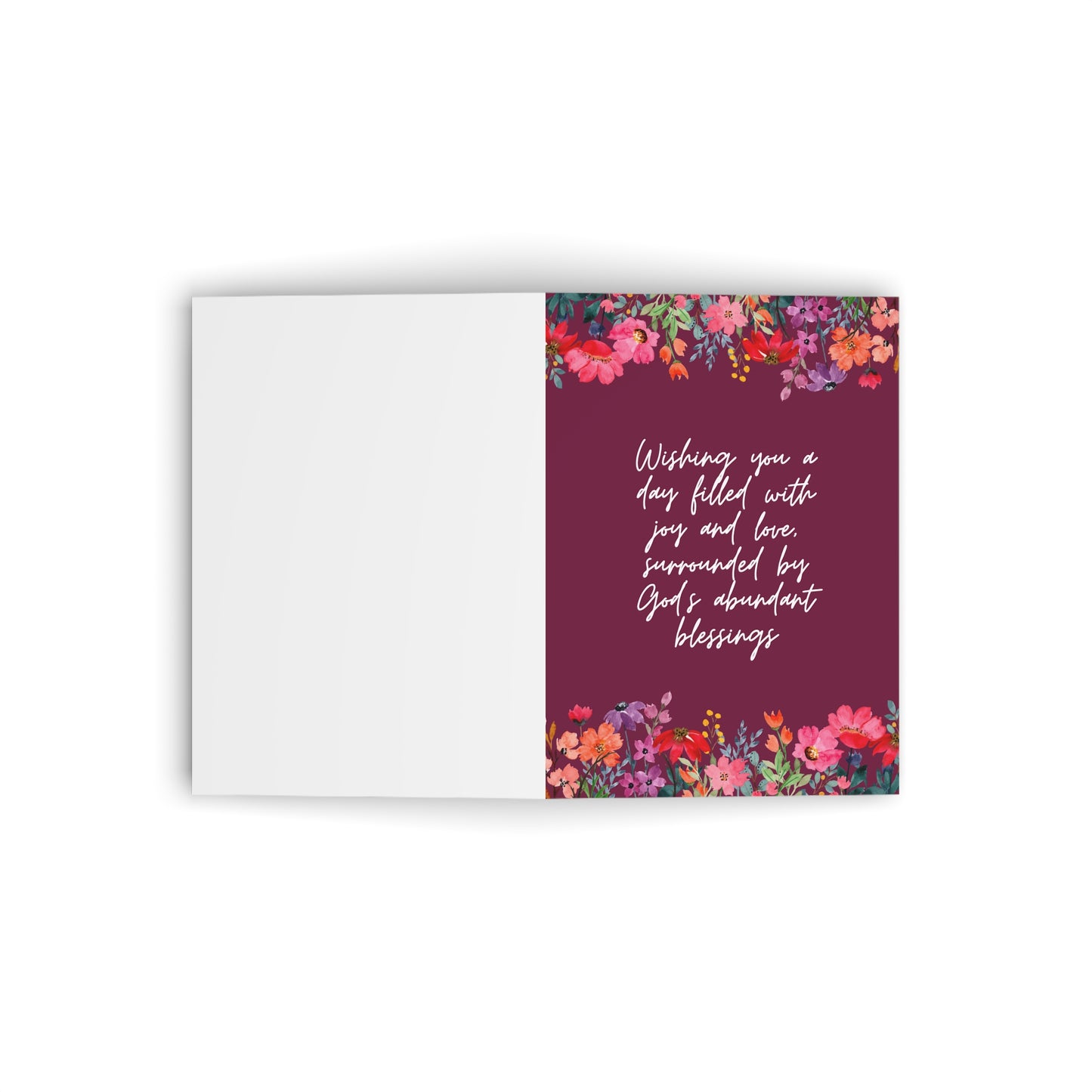 Abundant Blessings Greeting Card