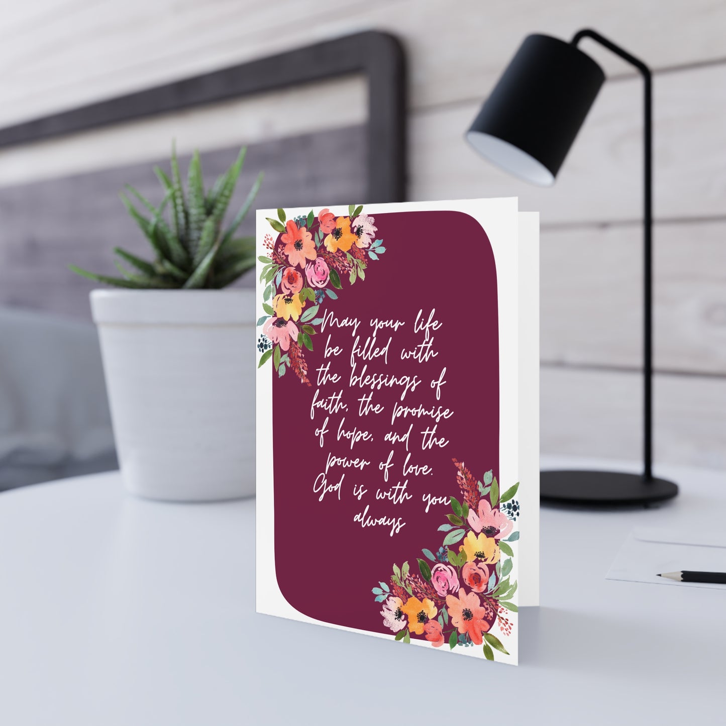 Faith Hope Love Greeting Card