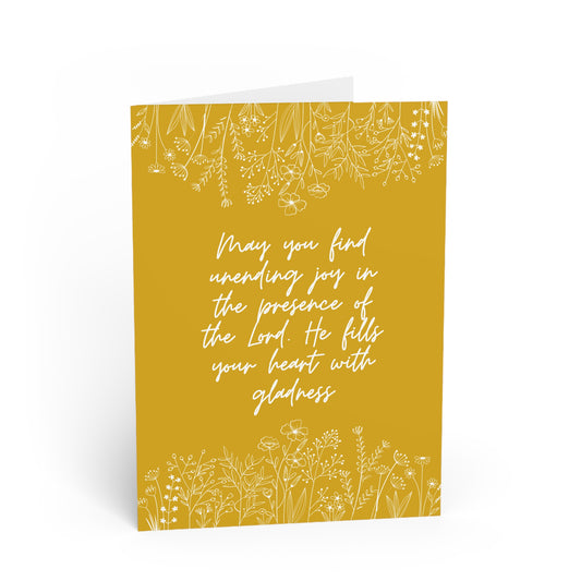 Joy In His Presence Greeting Card