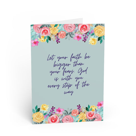 Faith Over Fear Greeting Card