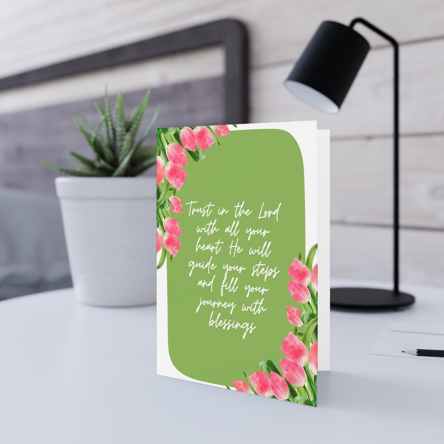 Walk By Faith Greeting Card